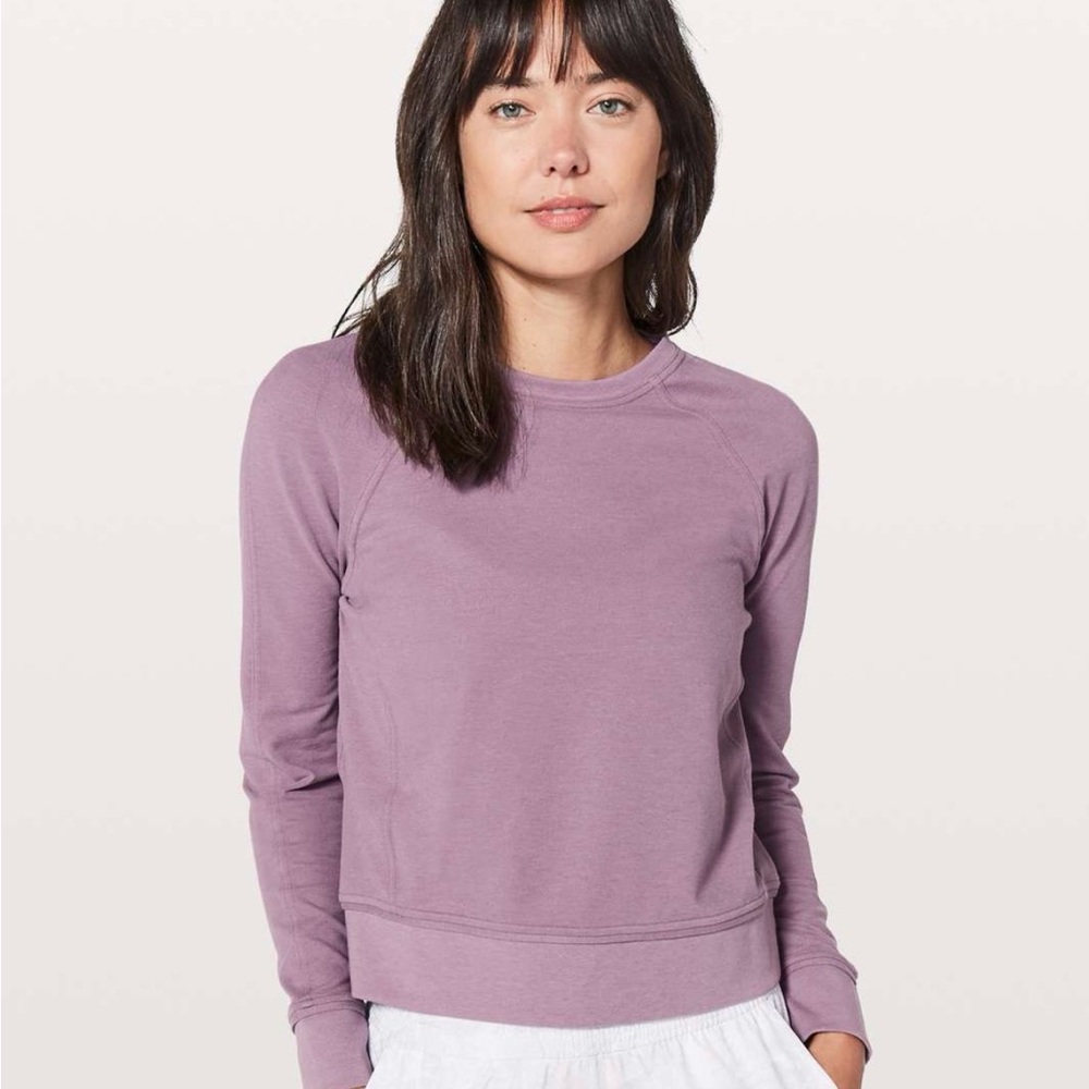 Lululemon Athletica Every Moment  Crewneck Sweatshirt - Vintage Quartz